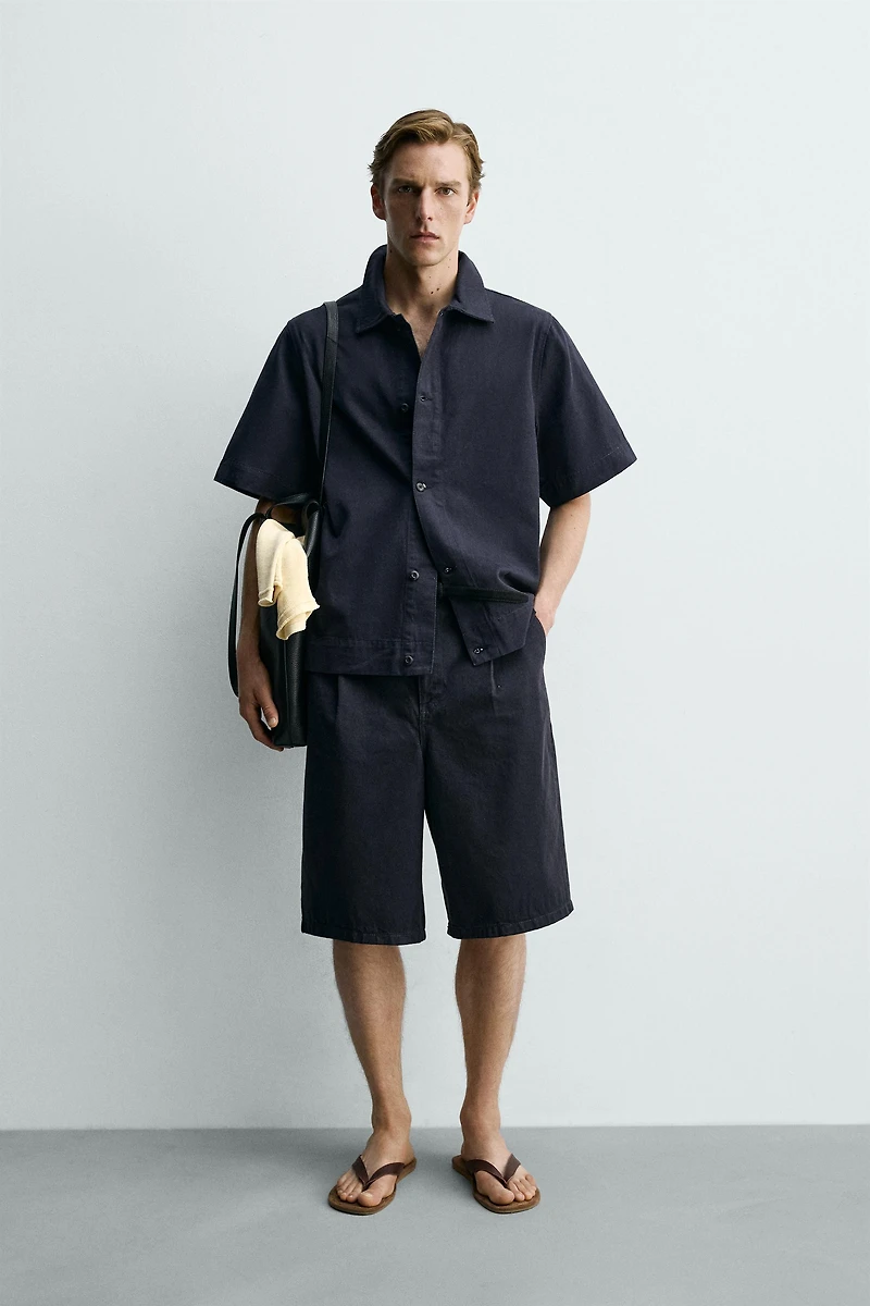 CHEMISE EN DENIM COUPE DÉCONTRACTÉE