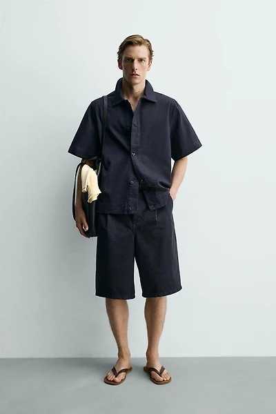 RELAXED FIT DENIM SHIRT