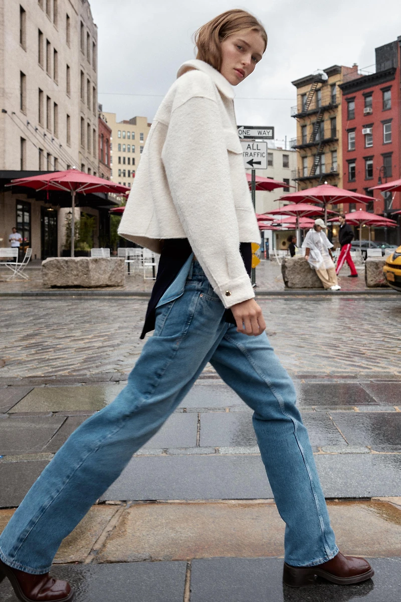 BOUCLÉ PATCH POCKET JACKET