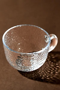 TASSE VERRE RECYCLABLE RELIEF