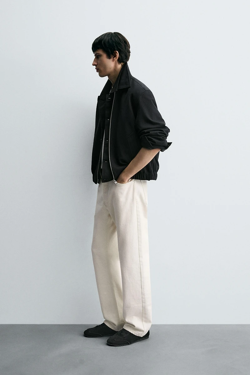 TEXTURED TWILL JACKET