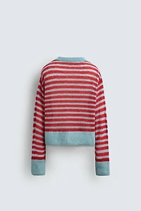 STRIPED CARDIGAN HARRY LAMBERT FOR ZARA X DISNEY