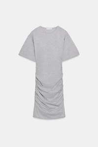ROBE COURTE À PLIS