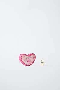HEART VINYL WALLET