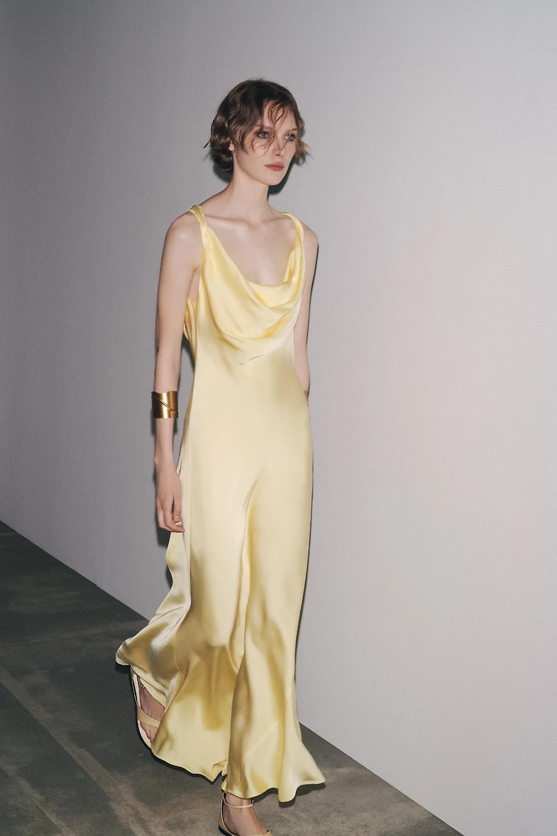ROBE LONGUE SATINÉE ZW COLLECTION