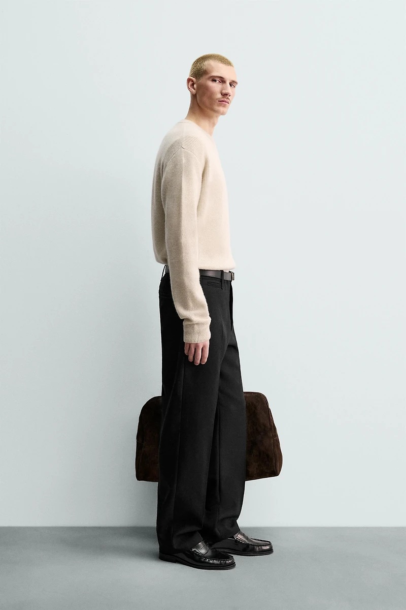 100% CASHMERE RIBBED JUMPER ORIGINS