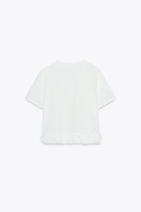 TEXTURED ROSE T-SHIRT