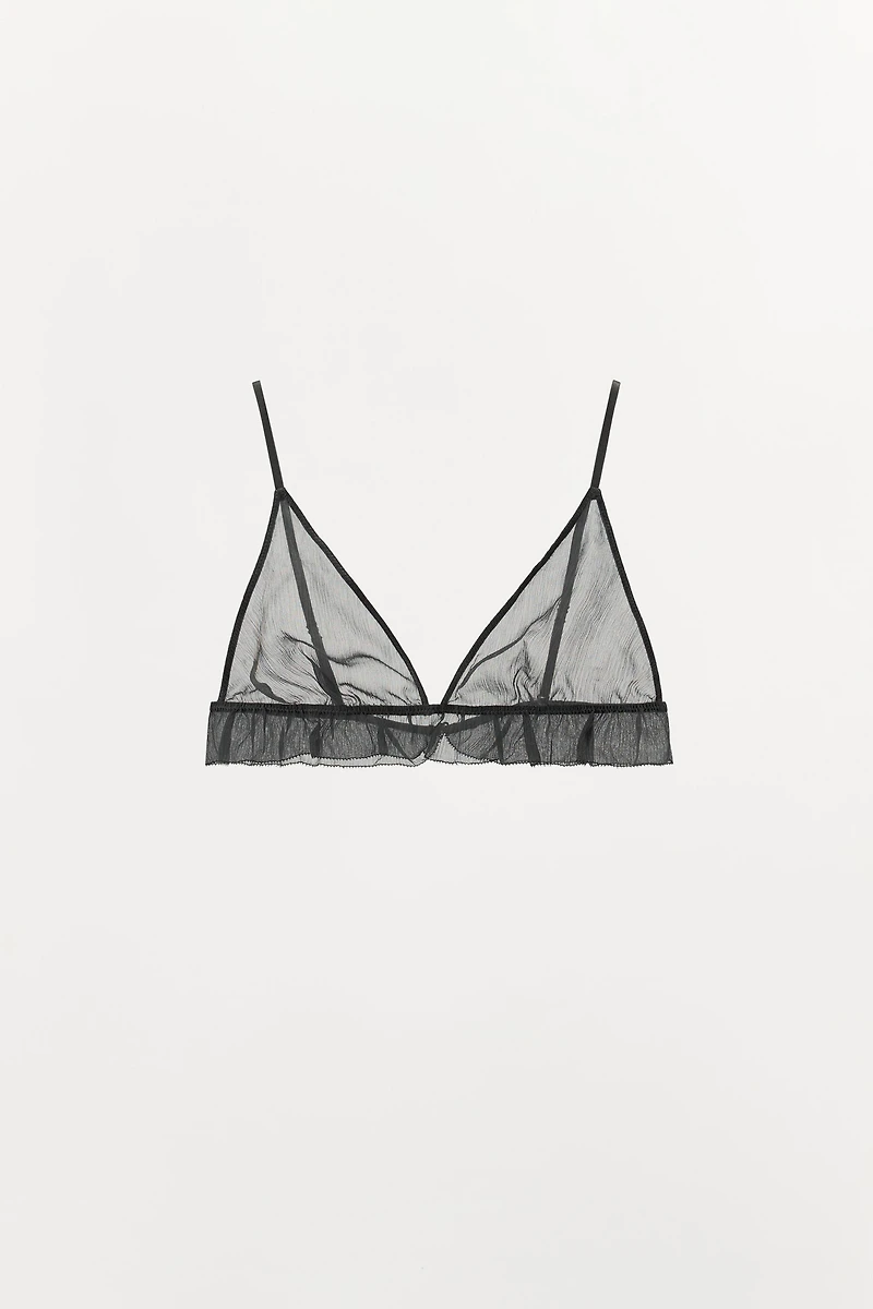 BRALETTE TRIANGULAIRE 100% SOIE