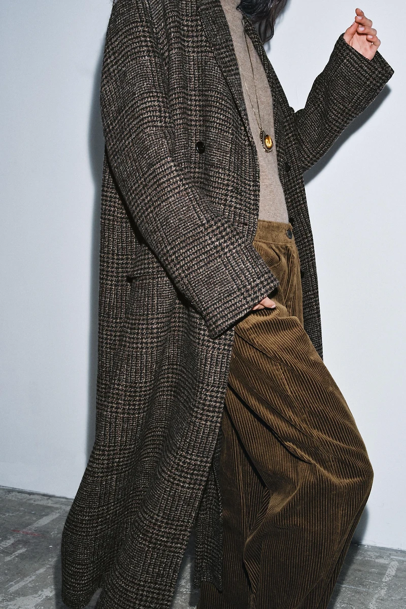 ZW COLLECTION PLAID COAT