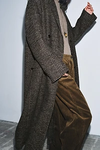 ZW COLLECTION PLAID COAT