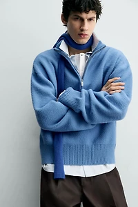 BOXY FIT TEXTURED JUMPER