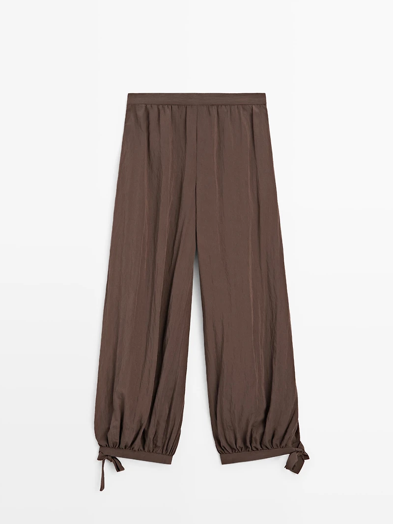 Pantalon fluide bouffant