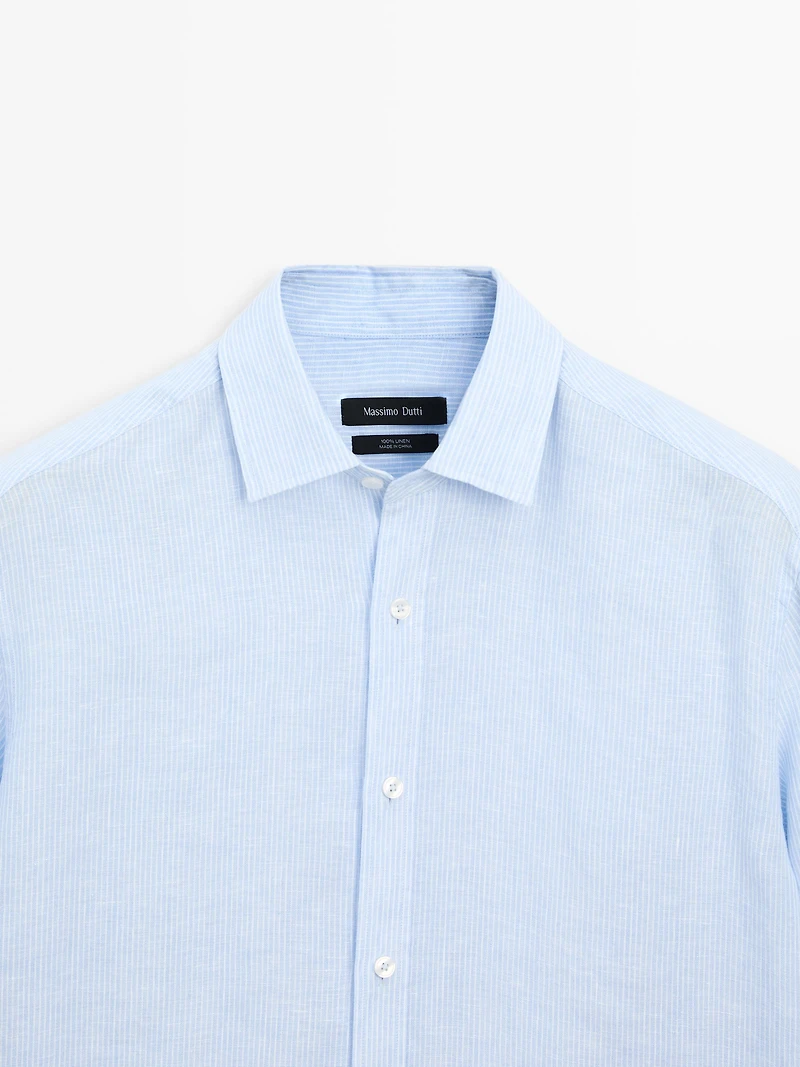 Regular fit striped shirt