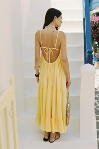 OPEN BACK PANEL DRESS