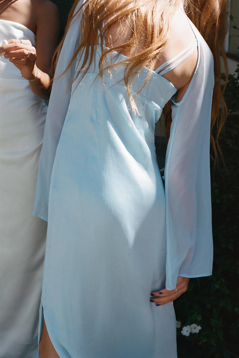 ROBE UNIE SATINÉE