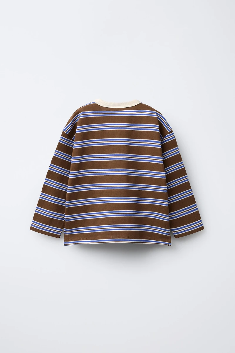 HEAVYWEIGHT STRIPED T-SHIRT