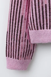 SEQUIN KNIT JUMPER