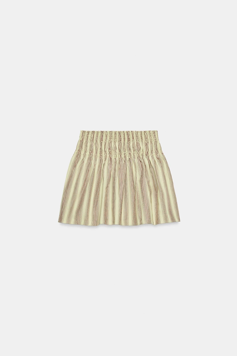 STRIPED MINI SKIRT