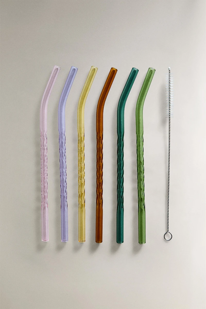 PACK PAILLES BOROSILICATE COULEURS (PACK 6)