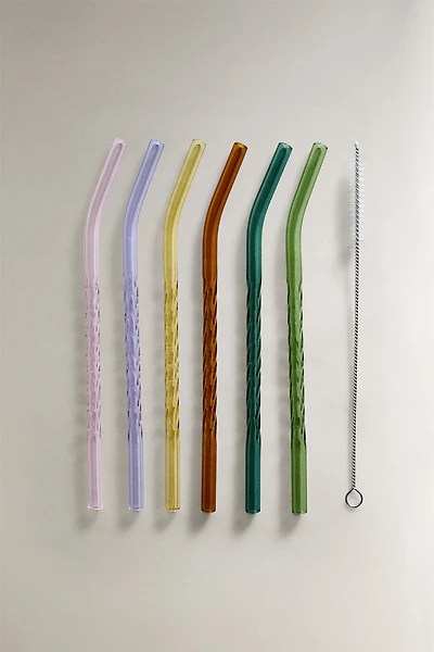 PACK PAILLES BOROSILICATE COULEURS (PACK 6)
