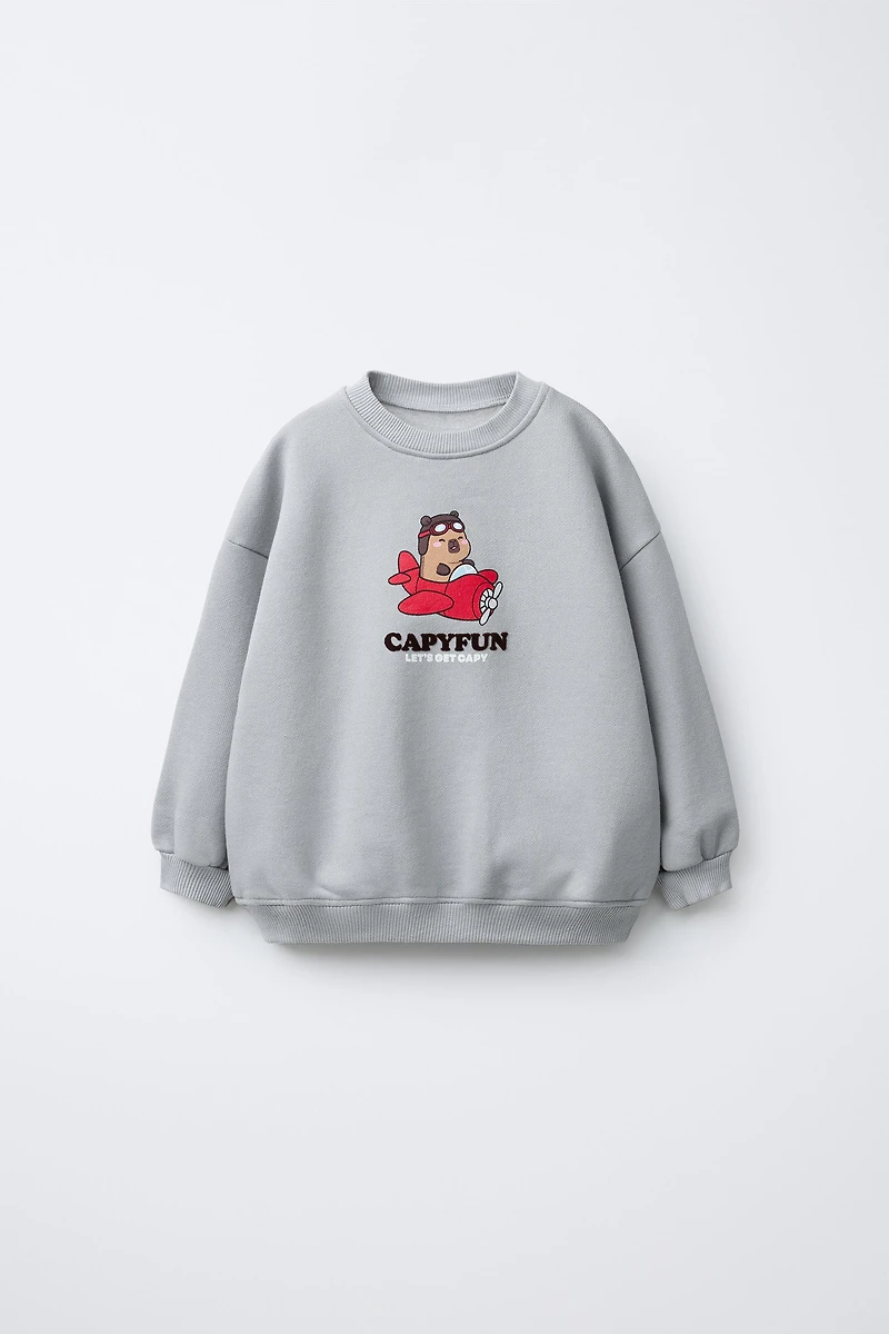 SWEAT IMPRIMÉ CAPIBARA CAPYFUN ©