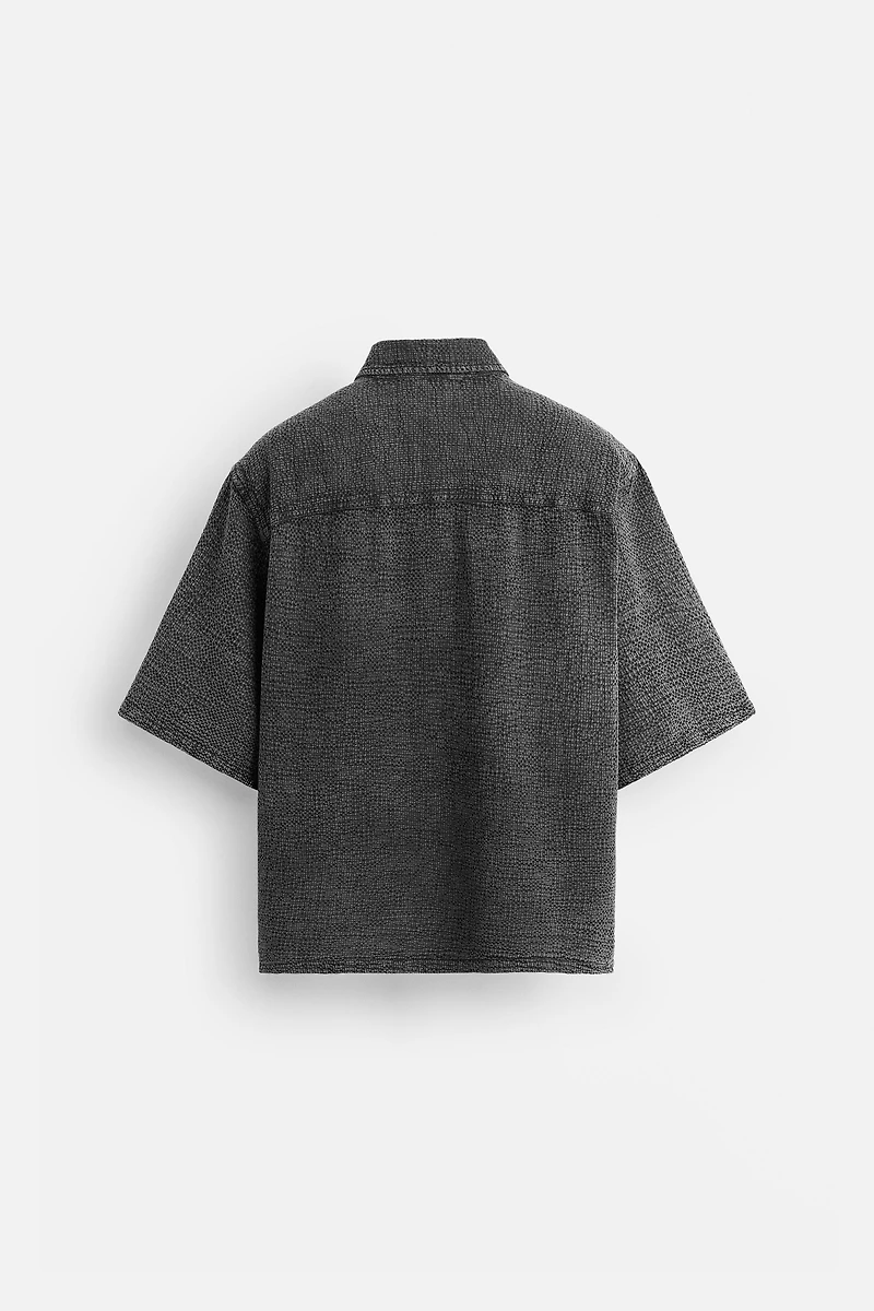 WASHED TEXTURE SHIRT