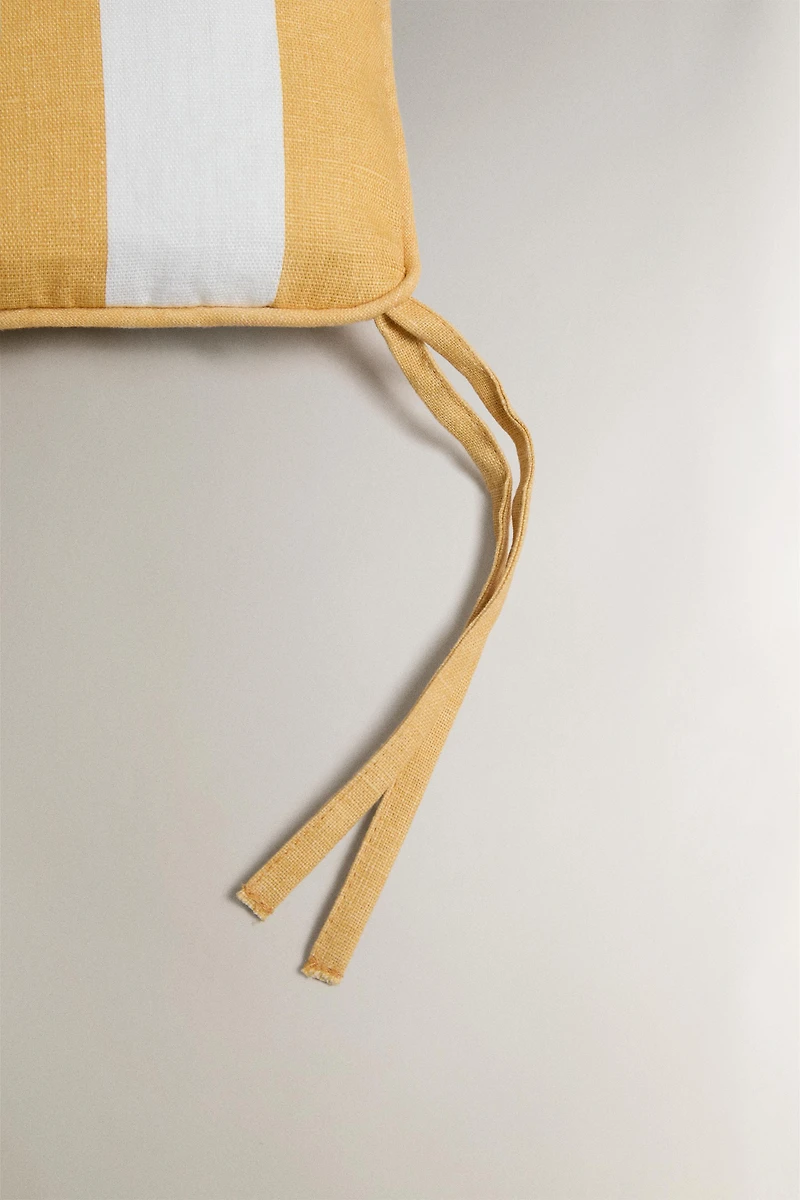 STRIPED ARMCHAIR BACK CUSHION