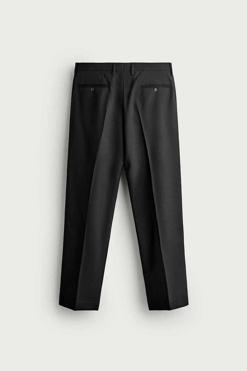 100% WOOL SUIT PANTS