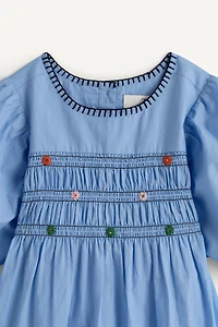 ROBE ÉLASTIQUES FLEURS BRODÉES LIMITED EDITION