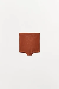 100% SILK SEAMLESS SHORTS