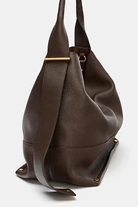 MAXI SAC SEAU EN CUIR