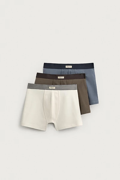 THREE-PACK OF ASSORTED BOXERS