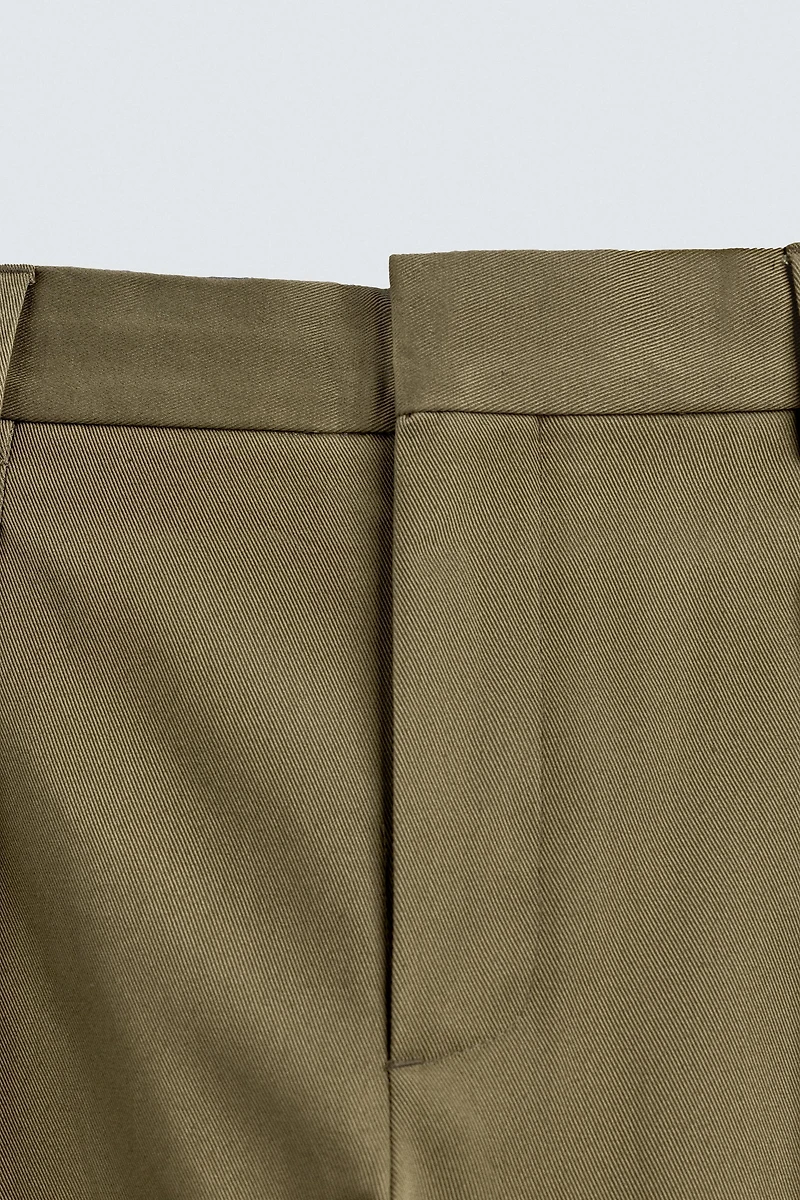 PLEATED CHINO PANTS AARON LEVINE X ZARA