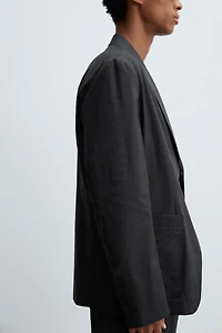 POPLIN SUIT BLAZER