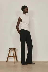 Satin flare fit trousers - LIMITED EDITION