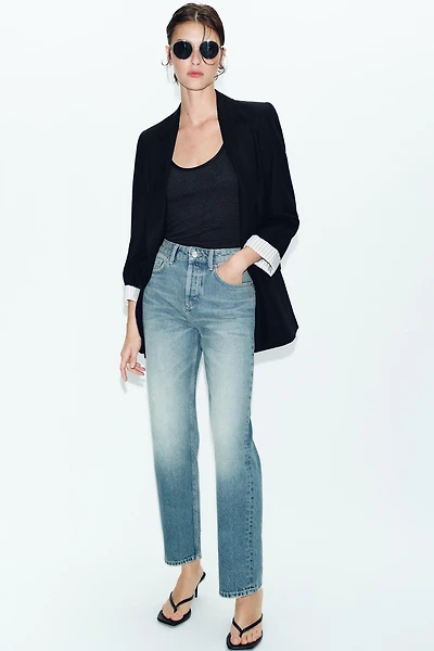 Z1975 MID-RISE SLIM CROPPED JEANS