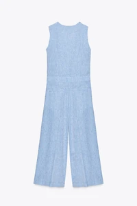 LINEN VEST JUMPSUIT