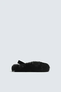 SABOTS EFFET FOURRURE HARRY LAMBERT FOR ZARA X DISNEY