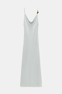ROBE LONGUE FLUIDE À DÉCOR