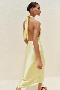 ROBE MIDI HALTER