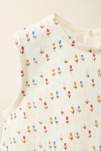 TULIP POINTELLE T-SHIRT CREATED BY CARAMEL LONDON X ZARA
