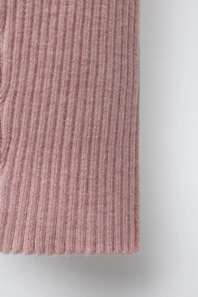 RIBBED KNIT LEGGINGS