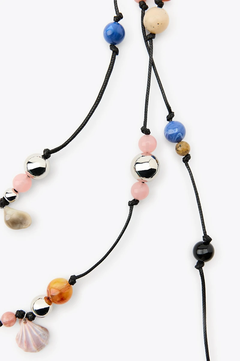 COLLIER LACET MULTIPOSITION FANTAISIE