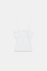 RUFFLED CAMISOLE