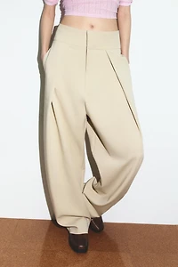 PLEATED BALLOON PANTS