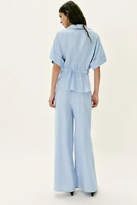 WIDE LINEN PANTS