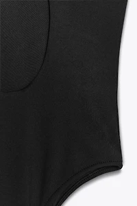 POLYAMIDE ASYMMETRIC BODYSUIT