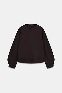 COMBINED POPLIN T-SHIRT
