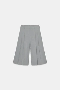 LONG BERMUDA SHORTS WITH PLEATS