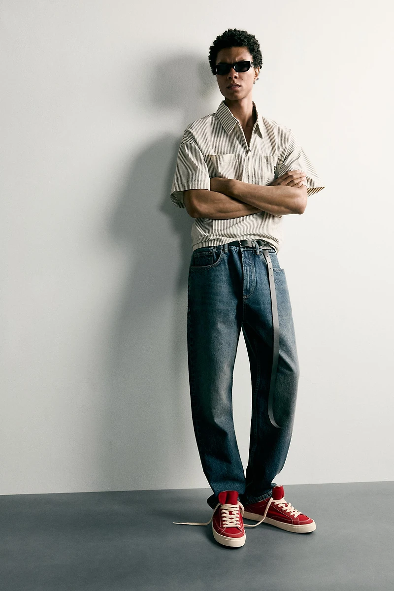 ZIP POLO SHIRT WITH POCKETS
